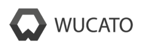 Wucato Marketplace Logo in Schwarz Weiss